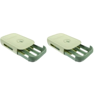 2 Count Schublade Eierkarton Eierschalen Eierregal Für Den Kühlschrank - Bild 1 von 12