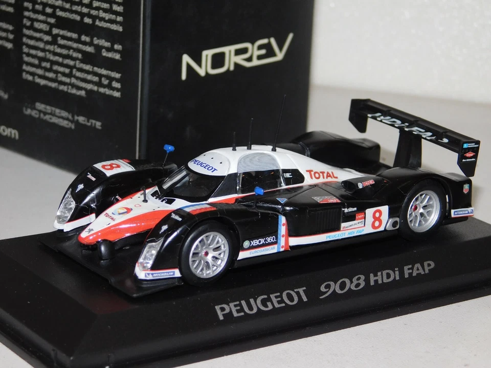 PEUGEOT 908 HDI FAP #8 LE MANS 2007 NOREV 472719 1/43 - Immagine 1 di 1