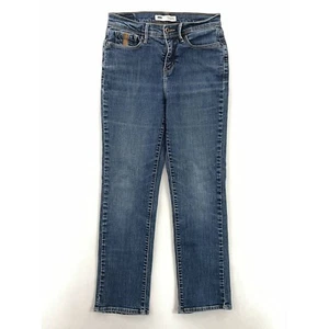 Jeans Levis donna 512 perfettamente dimagrante gamba dritta blu vita media 28x29 - Foto 1 di 9