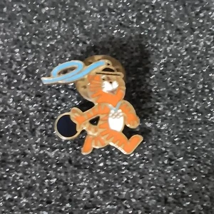 Vintage 1988 Seoul Olympics Hodori Maskottchen Bowling Revers Weste Mütze/Kappe Pin selten - Bild 1 von 3