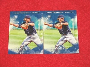 DANSBY SWANSON BRAVES 2017 DIAMOND KINGS VARIATION RC #129B LOT OF 2 (BRC1) - Picture 1 of 2