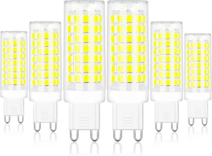 G9 LED Bulb Bi Pin Base G9 6W LED Bulbs Daylight White 6000K, G9 Light Bulbs for - Picture 1 of 12