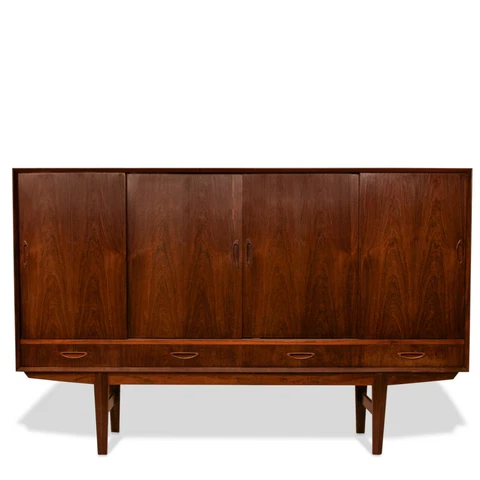 Vintage MCM Rosewood Bar Sideboard Cover