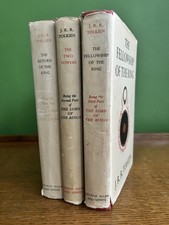 J.R.R.Tolkien 1st Editions: Lords Of The Rings/Twin Towers/Return Of The King.