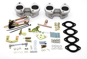 BMW 2002 1800 INTAKE MANIFOLD & LINKAGE TWIN DCOE WEBER BMW HI PERFORMANCE E - Picture 1 of 5
