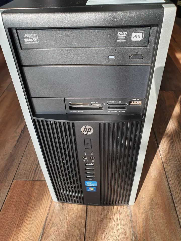 HP Compaq Pro 6300 Microtower Intel i5-3470 8GB RAM HDD 250 GB SuperMulti DVD-RW - Image 1 of 4