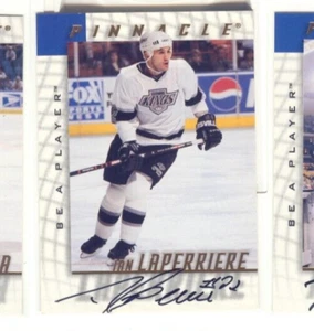 1997/98 Pinnacle Be A Player Ian Laperriere AUTO Regular version - Picture 1 of 2