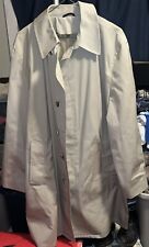 Vintage Men’s Great Dane Khaki Trench Overcoat/Tailcoat Gold Lining No Size L-XL