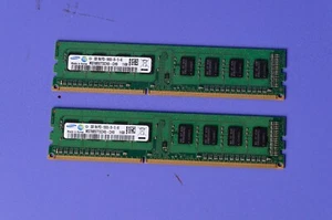 Samsung M378B5773CH0-CH9 4GB (2x2GB) PC3-10600 DDR3 1333 Desktop RAM - Afbeelding 1 van 2