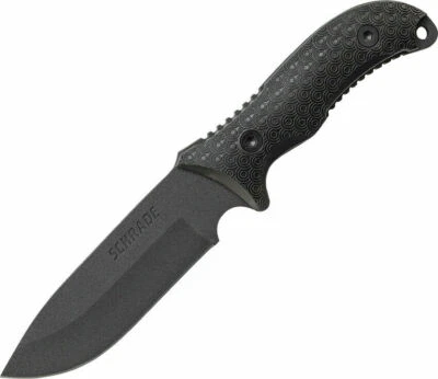 Schrade Frontier Bushcraft Bowie Combat Knife 1095 SCHF36 Ferro Rod Whetstone - Image 1 of 4