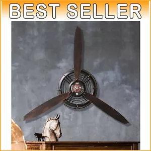 Aviation-Inspired Propeller Wall Sculpture - Perfect for Living Room & Kitchen - Picture 1 of 9