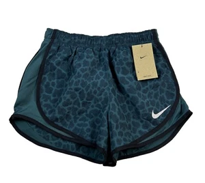 Nike Dri-Fit Icon Tempo Brief Lined Run Shorts 3”Mid Glitter Leopard Women’s XS - Picture 1 of 10