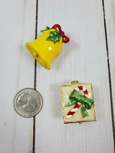 Art Form-Collectible Tiny Christmas/Holiday Trinket Boxes LOT Of 2 - NEW - Picture 1 of 5