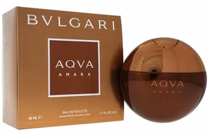 AQVA AMARA * Bvlgari 1.7 oz / 50 ml Eau De Toilette (EDT) Men Cologne Spray - Picture 1 of 1