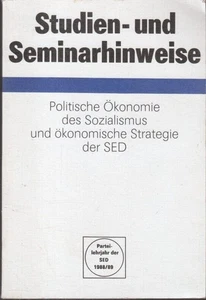 Sozialistische Einheitspartei Deutschlands: Studien- und Seminarhinweise f 71595 - Picture 1 of 1
