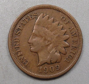 Key-date FINE 1909-s Indian Head Penny. - Picture 1 of 14