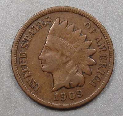 Key-date FINE 1909-s Indian Head Penny. - Image 1 of 4