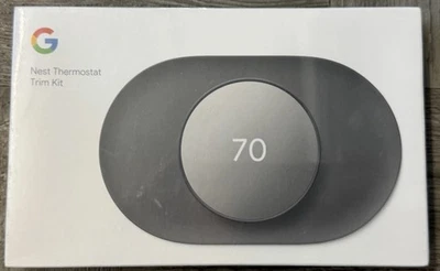 Google Nest Thermostat Trim Kit GZZN7 GA02086-US - Charcoal - Image 1 of 2