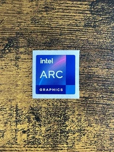 1x OEM Intel ARC Graphics Desktop / Laptop sticker label (NEW) 18mm x 18mm - Picture 1 of 1