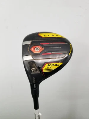 LEFTY 2020 COBRA KING SPEEDZONE 3 WOOD 13.5* REGULAR FUJI ATMOS BLUE +HC GOOD - Image 1 of 4