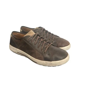Skechers Men’s Skech-Air SN 84967 Brown Leather Sneakers Size 12 - Picture 1 of 13