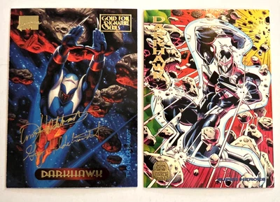 (2)Marvel Cards: Masterpieces Darkhawk  27, Gold Signature/Universe Darkkawk 165 - Image 1 of 4