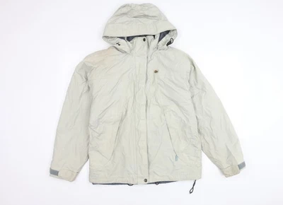 Lowe Alpine Women's Ivory Hooded Nylon Jacket Size M - Image 1 of 4