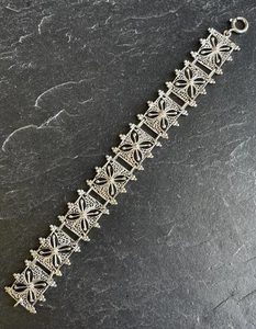 Bracciale in argento 925 filigrana, 17,5 cm (S 6598) - Foto 1 di 4