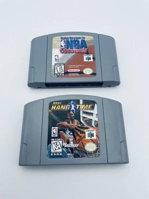 NBA HangTime NBA KB Courtside  N64 Nintendo 64 1997 Authentic Cart Tested Works - Image 1 of 4