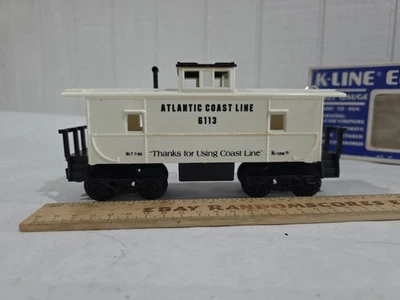 K-line K-6113 O Gauge Atlantic Coast Line Caboose Vg/Box - Image 1 of 4