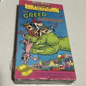 HANNA-BARBERA YOGI'S TREASURE HUNT THE GREED MONSTER SEALED VHS - Picture 1 of 4
