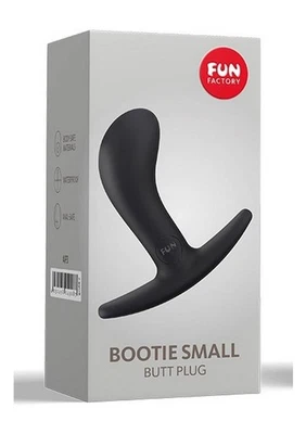 Bootie S Silicone Anal Plug - Small - Black - Image 1 of 4