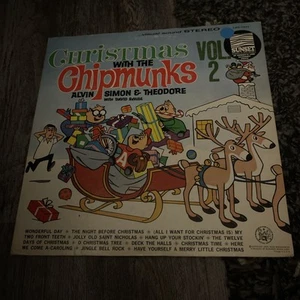 The Chipmunks- Christmas With The Chipmunks (Sunset LST 7334) - Picture 1 of 9