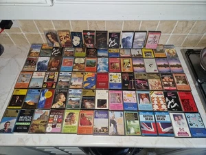 Vintage Cassette Tape Bundle Job Lot Rare 70+ Various Artisis Retro Replacement - Picture 1 of 4