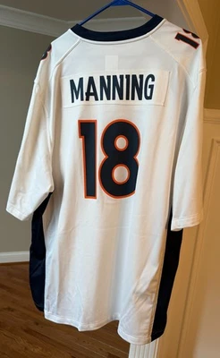 Camiseta Peyton Manning Broncos, talla XXL, número 18, NFL On Field Foto 1 de 4