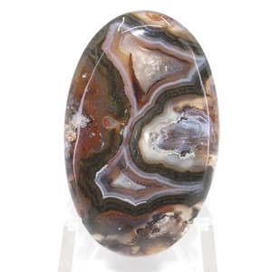 46.00Ct Natural Turkish Stick Agate Oval Cabochon Loose Gemstone 39x29x5mm - Picture 1 of 2