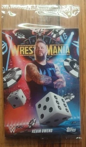 WWE WrestleMania 41 Las Vegas Card Pack Topps Kevin Owens Charlotte Flair - Picture 1 of 2