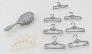 Lot Of Barbie Hangers Comb Brush - Picture 1 of 5
