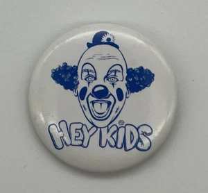 "Hey Kids" Creepy Clown 1" Pin Back Button 🤡 - Bild 1 von 3