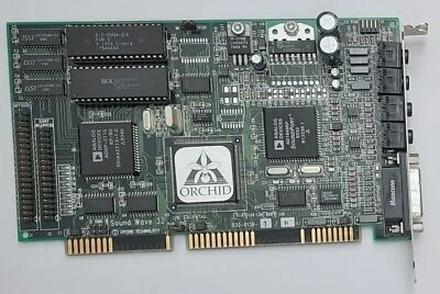 Orchid Sound Wave 32 ISA Soundkarte (GM, MPU-401, MT-32, retro, 1993) - Bild 1 von 4