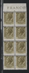 REPUBBLICA - 1968/76 Turrita, 50 L. verde - (5617) - Foto 1 di 1