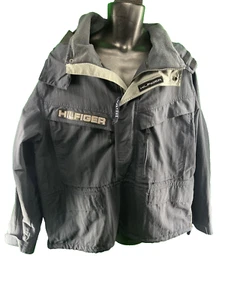 Tommy Hilfiger Jacket Coat Logo Size Large (L) Ski Winter Cold Navy - Picture 1 of 9