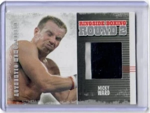 2011 Ringside Round Two Micky Ward Fight-Worn Trunks Card B&W /78 Silver Version - Picture 1 of 2