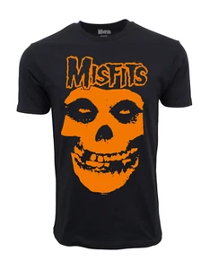 MISFITS ORANGE FIEND SKULL T SHIRT - Picture 1 of 3