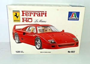 ITALERI 1/24 FERRARI F40 LE MANS KIT MONTAGGIO NO.657 - Foto 1 di 2