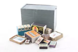 Collection Ancienne Streichholzschachteln Avec Contenu Bois Allumettes Cartes - Bild 1 von 20