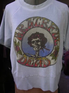 SUPER RARE MADWORN TERRY CLOTH GRATEFUL DEAD PULLOVER T SHIRT SWEATSHIRT - Picture 1 of 8
