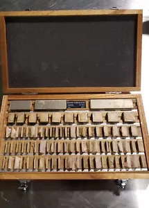81 PC GRADE B SQUARE STEEL GAGE BLOCK SET. Made in China - Picture 1 of 2