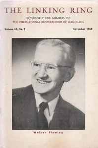 THE LINKING RING, FCR MEMBERS OF THE INTL BROTHERHOOD OF MAGICIANS, NOV. 1960 - Picture 1 of 3