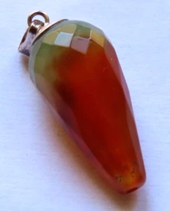 COLGANTE DE AGATA EN PLATA 925 - Imagen 1 de 3